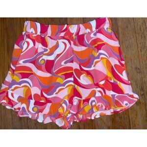 Zara Multicolor Ruffle Shorts ~ sz Small